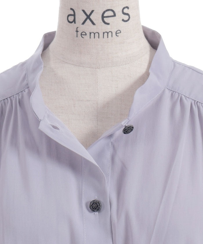 Lace-Up Long Shirt