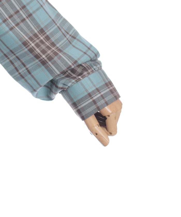 Tartan Plaid Open Shoulders Dress