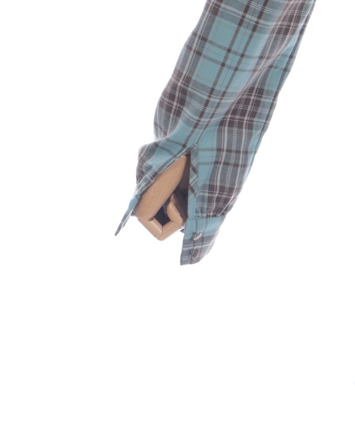 Tartan Plaid Open Shoulders Dress