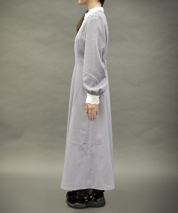 Nun Style Long Dress with Cape