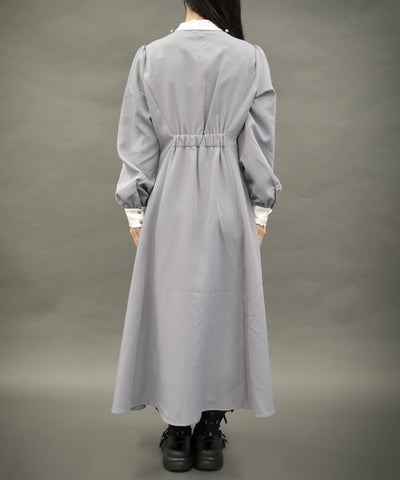 Nun Style Long Dress with Cape