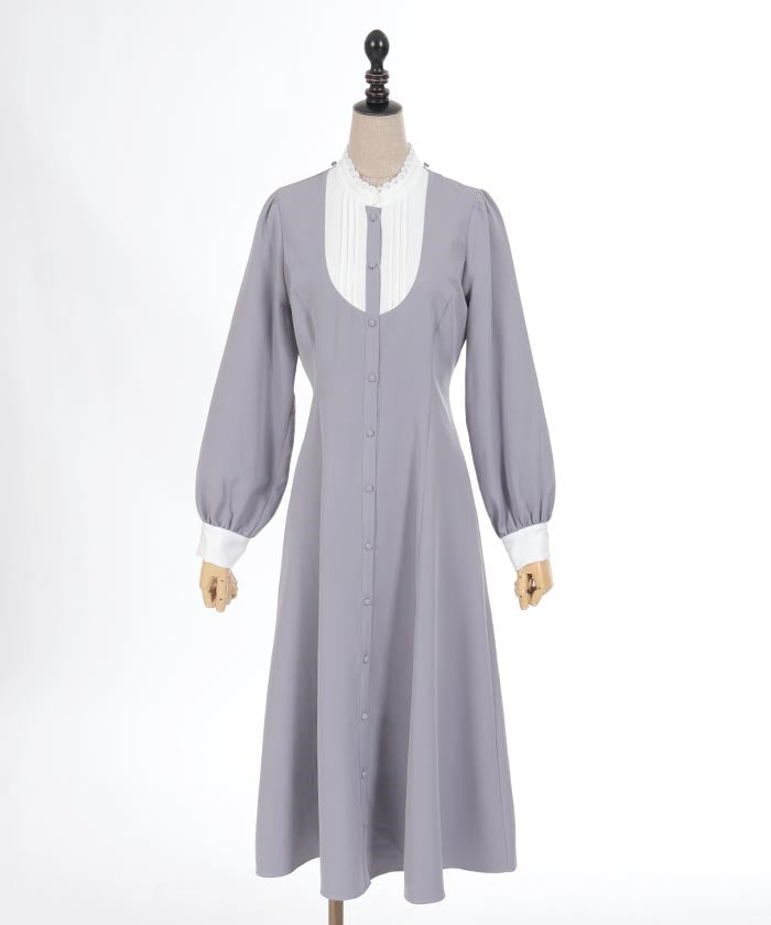 Nun Style Long Dress with Cape