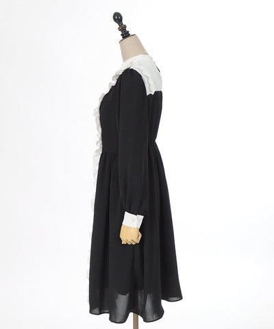 Lace Cross Nun Style Dress