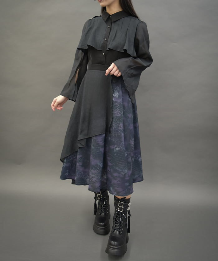 Dark Romance Bicolor Dress