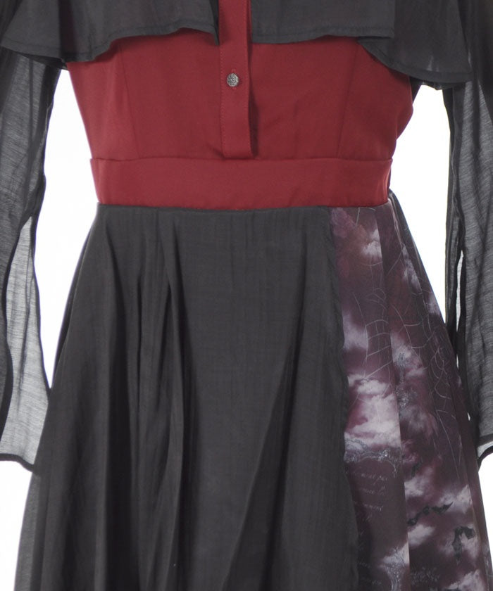 Dark Romance Bicolor Dress