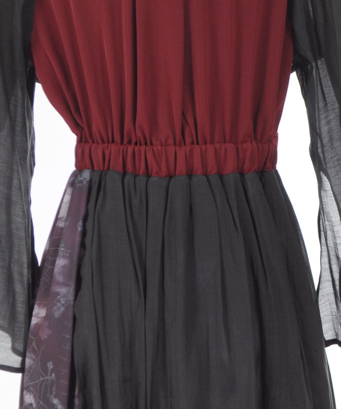 Dark Romance Bicolor Dress