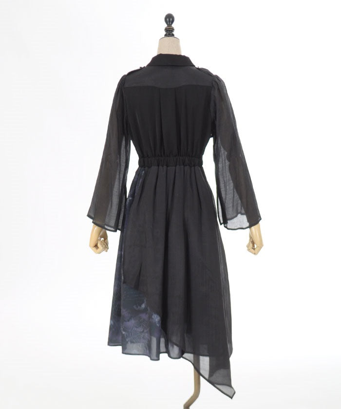 Dark Romance Bicolor Dress