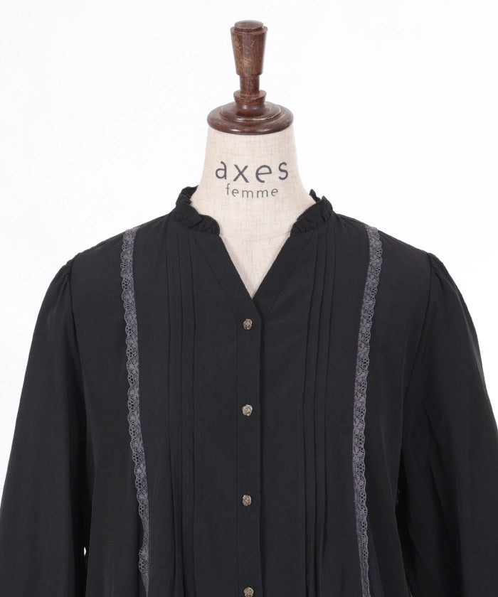 Pin Tuck Shirt Tunic