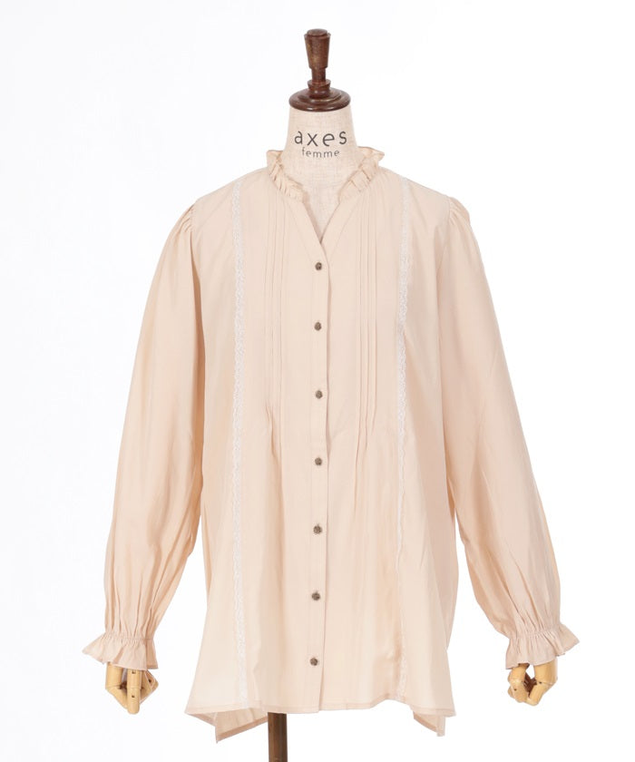 Pin Tuck Shirt Tunic