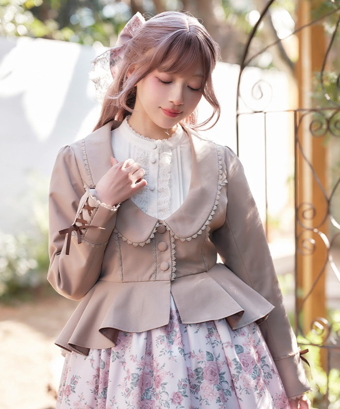 siroaxes femme kawaii ファー付きコート 2024AW Outers – axes femme from JAPAN
