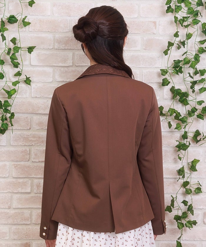Double Lace-Up Tailored Jacket
