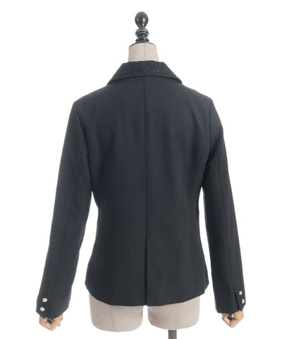 Double Lace-Up Tailored Jacket