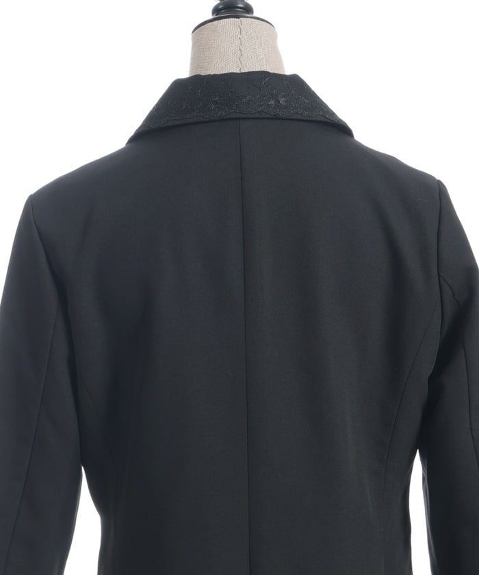 Double Lace-Up Tailored Jacket