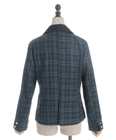 Double Lace-Up Tailored Jacket