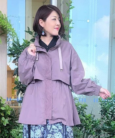 Lace Design Mountain Parka