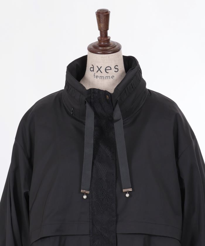 Lace Design Mountain Parka