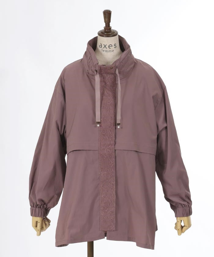 Lace Design Mountain Parka