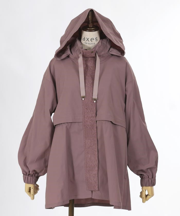 Lace Design Mountain Parka