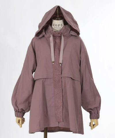 Lace Design Mountain Parka