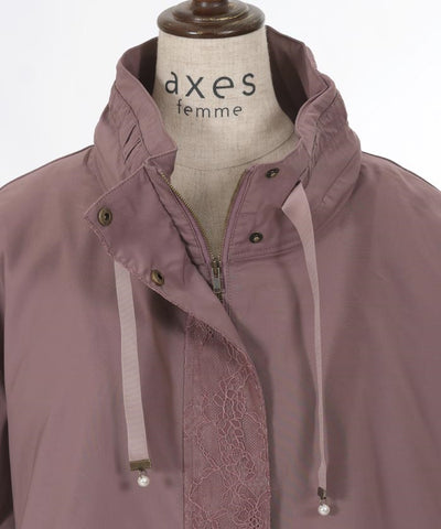 Lace Design Mountain Parka