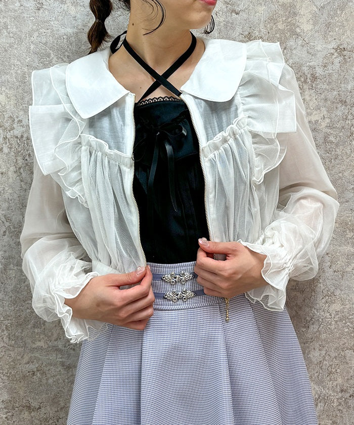 Sheer & Tulle Blouson