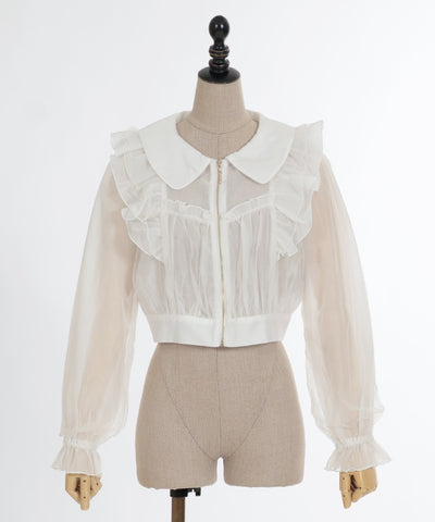 Sheer & Tulle Blouson