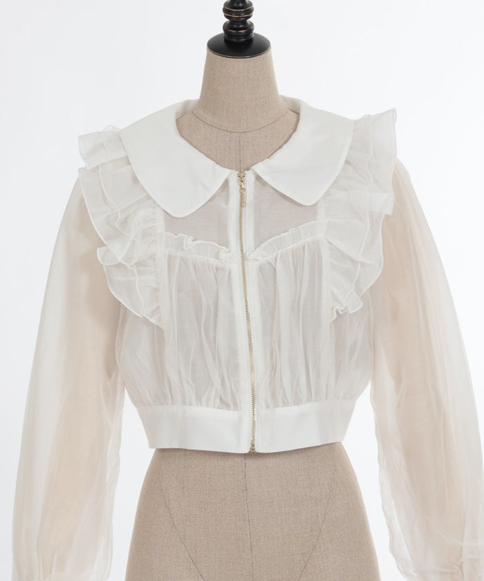 Sheer & Tulle Blouson