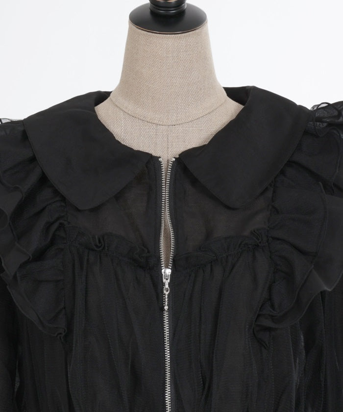 Sheer & Tulle Blouson