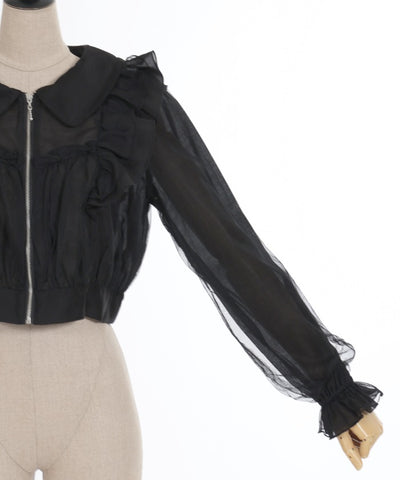 Sheer & Tulle Blouson