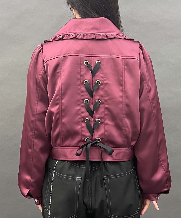 Lace-Up Rider Jacket