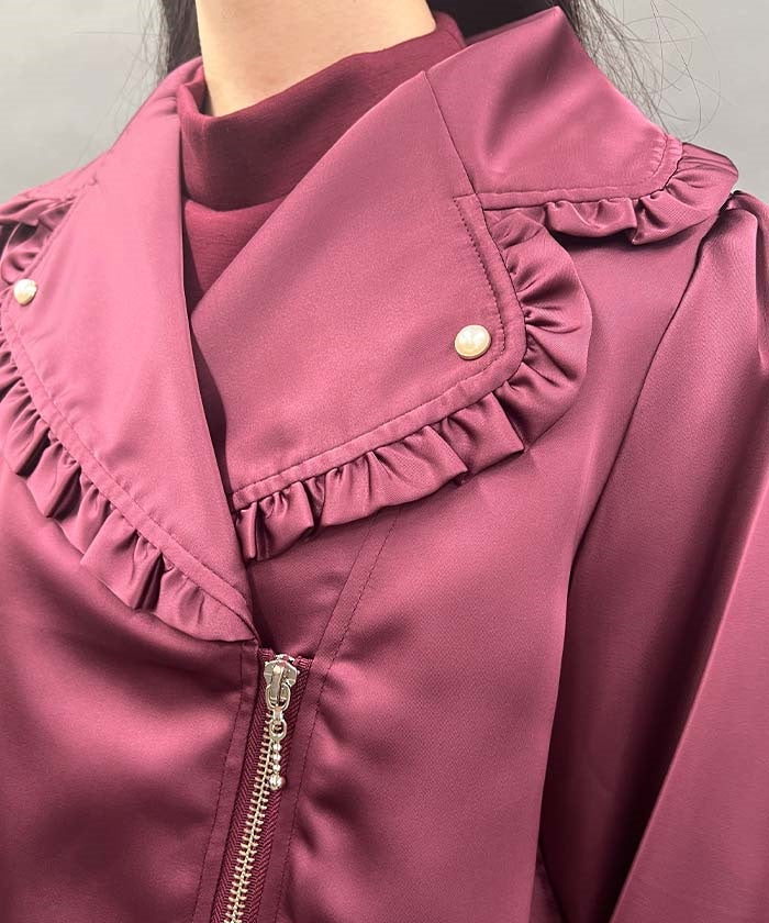 Lace-Up Rider Jacket