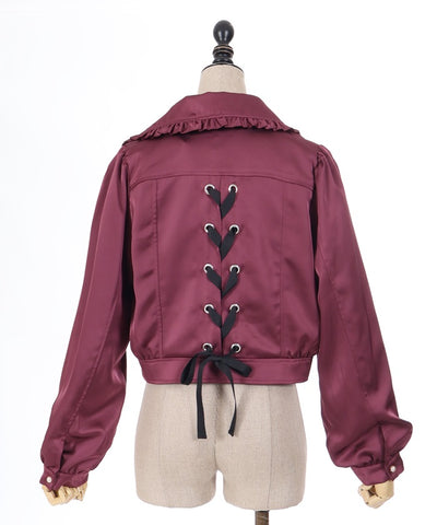 Lace-Up Rider Jacket