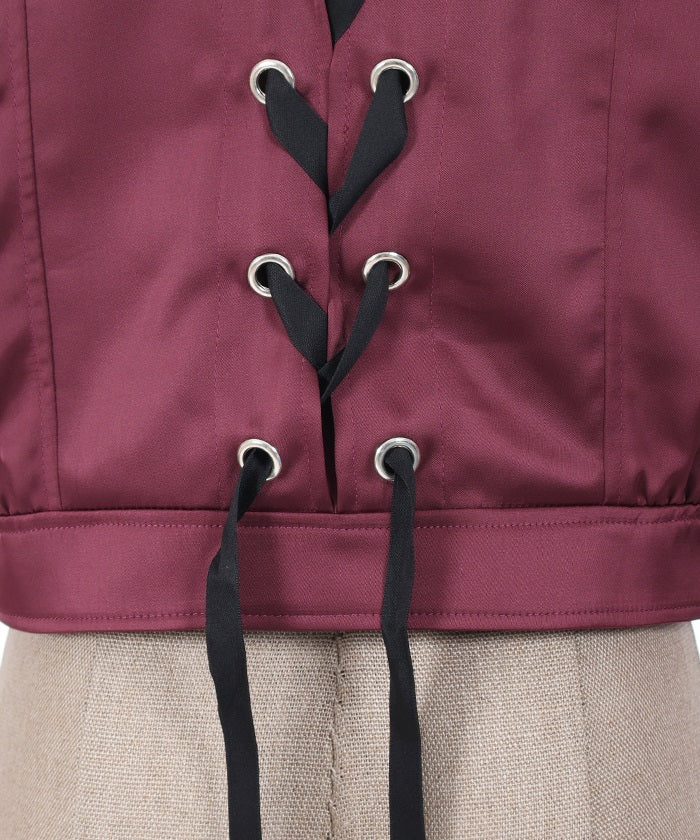 Lace-Up Rider Jacket