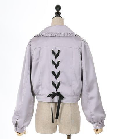 Lace-Up Rider Jacket