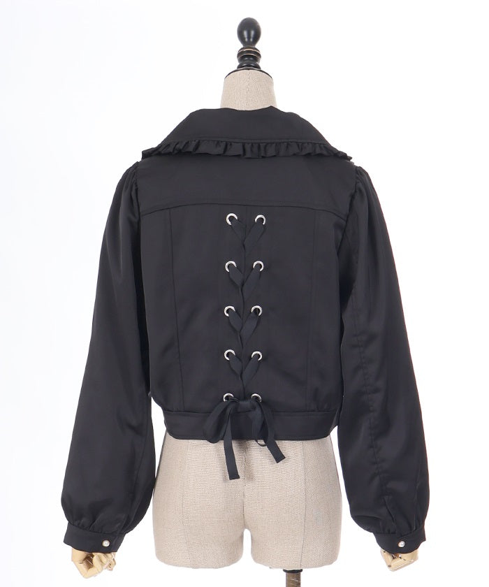 Lace-Up Rider Jacket