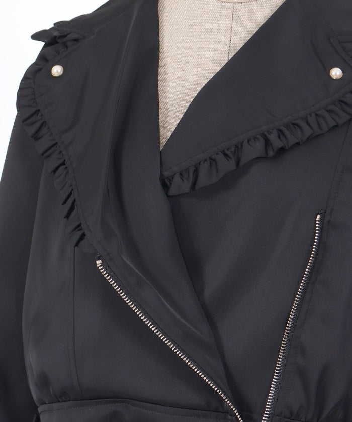 Lace-Up Rider Jacket