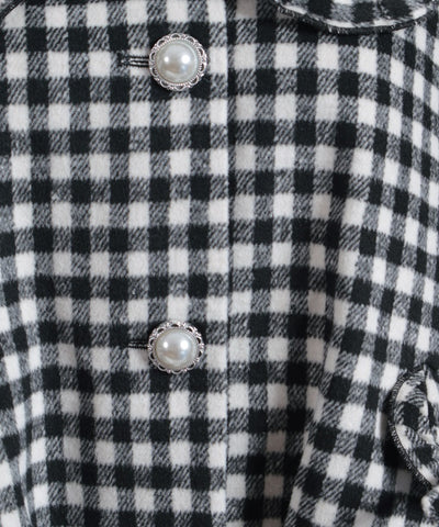 Big Collar Balloon Brushed Blouson