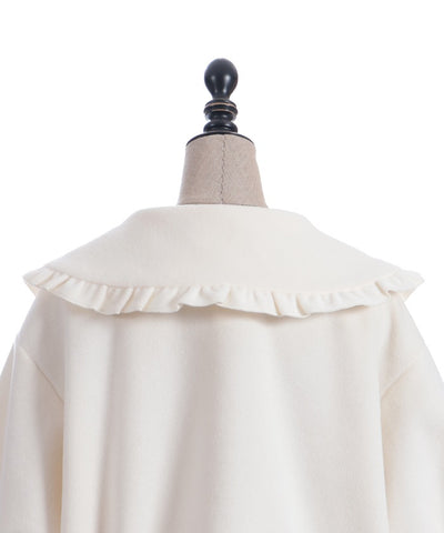 Big Collar Balloon Brushed Blouson