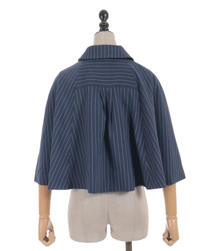 Cape with Bicolor Ribbon – axes femme from JAPAN