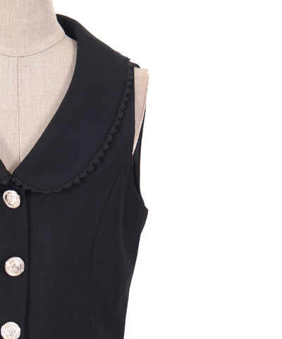 Collar Design Short Vest