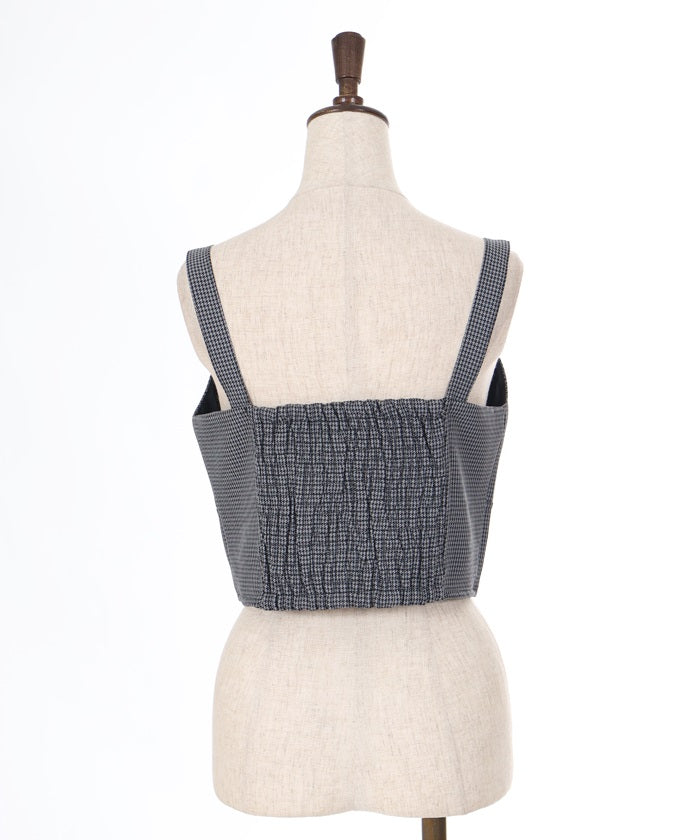 Belt Design Zip Bustier