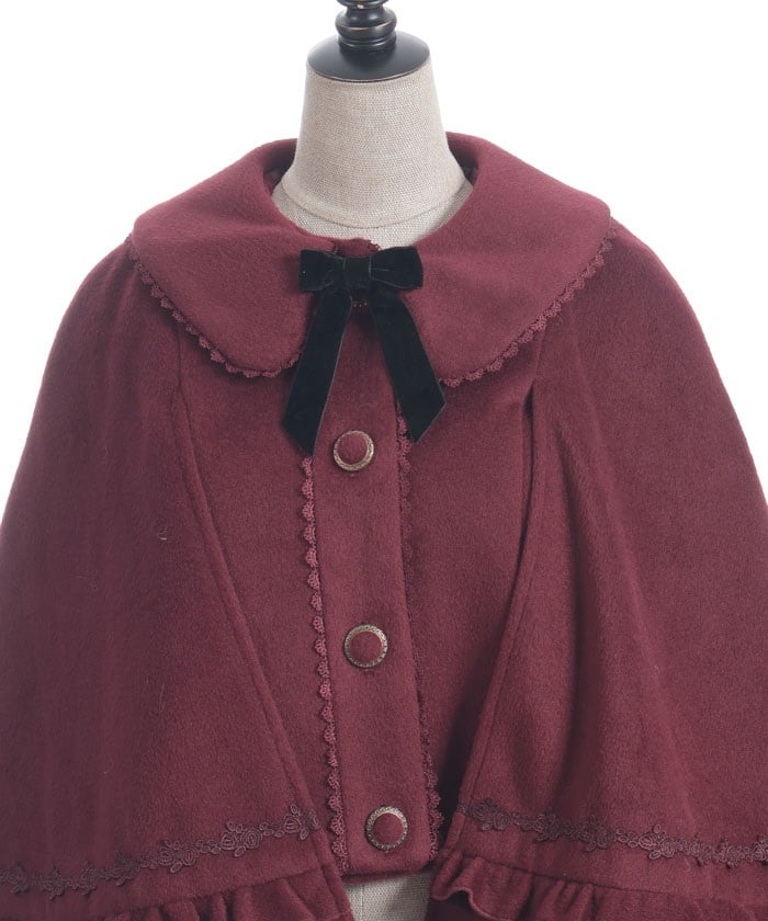 Frill Cape Coat – axes femme from JAPAN