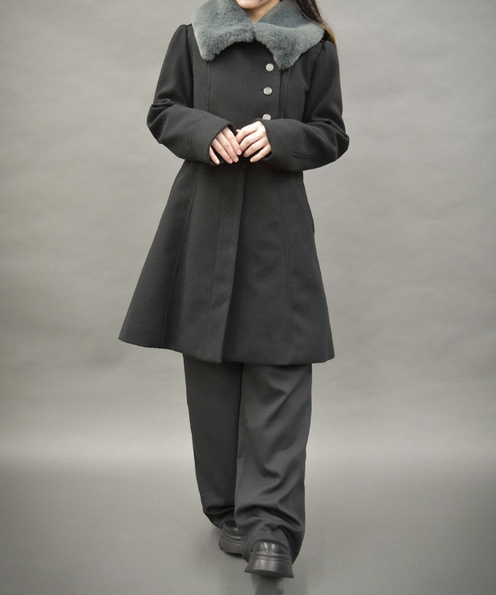 Asymmetric Military Coat