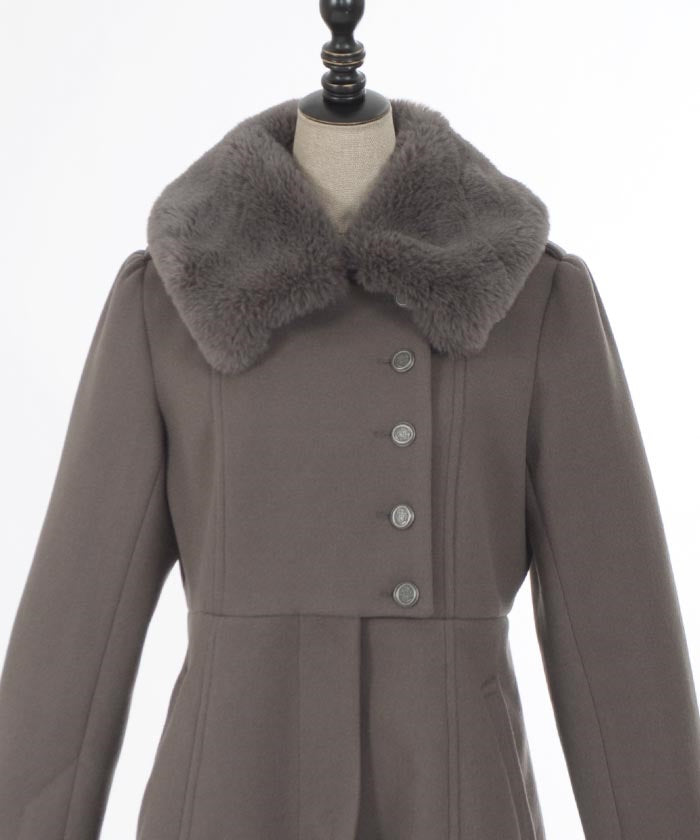Asymmetric Military Coat – axes femme from JAPAN