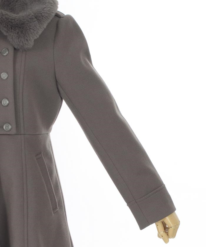 Asymmetric Military Coat – axes femme from JAPAN