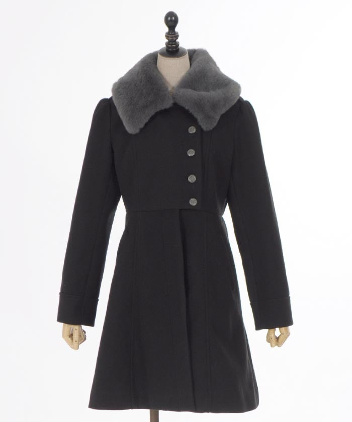 Asymmetric Military Coat – axes femme from JAPAN