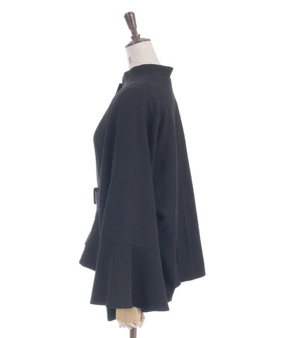 Cape Style Flare Sleeve Coat (Pre-order)