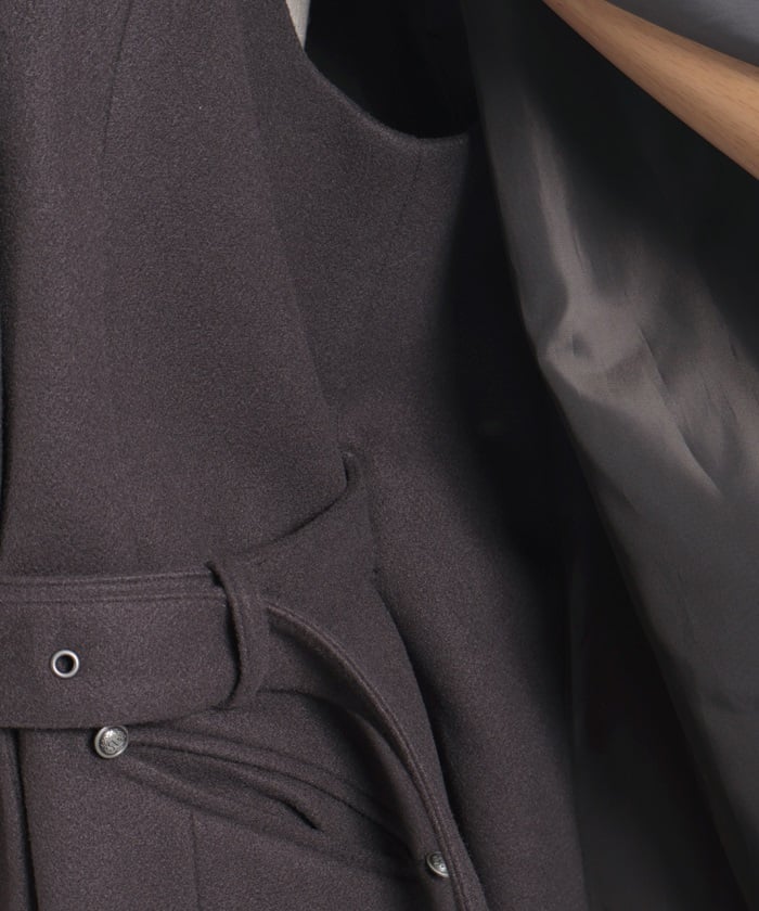 Double Button Cape Coat – axes femme from JAPAN