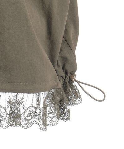 Lace-Up & Frill Mod Coat