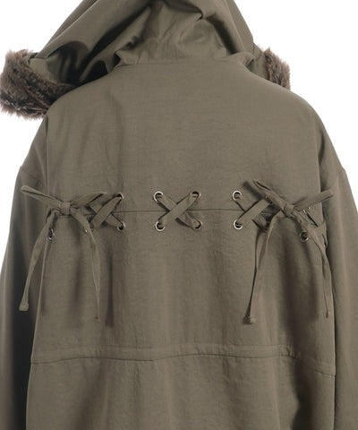 Lace-Up & Frill Mod Coat